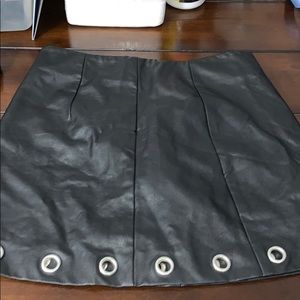 Faux Leather skirt